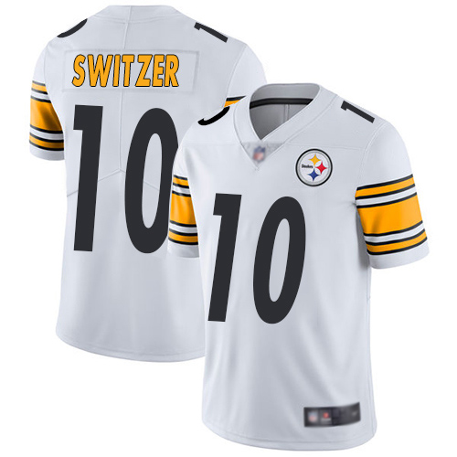 Youth Pittsburgh Steelers Football #10 Limited White Ryan Switzer Road Vapor Untouchable Nike NFL Jersey->youth nfl jersey->Youth Jersey